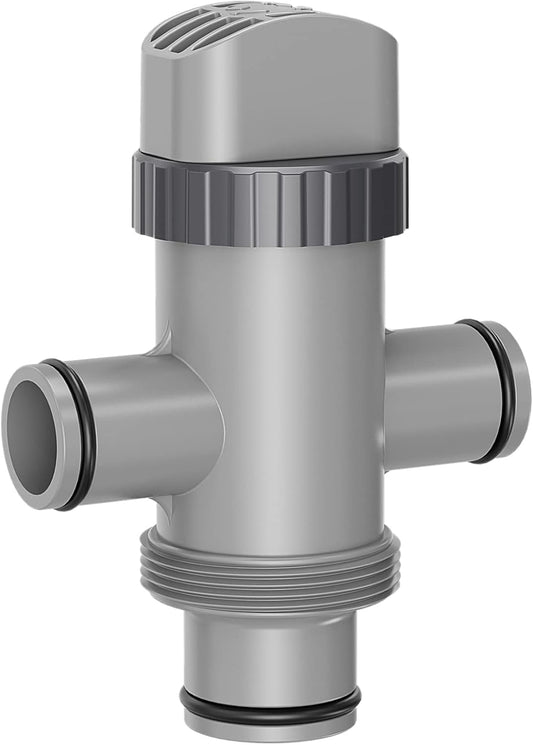 Dual Split Hose Plunger Valve Compatible with Intex Pool Parts and Accessories Replacement for Above Ground Swimming Pool and Pool Filter Pump (1 Pack)