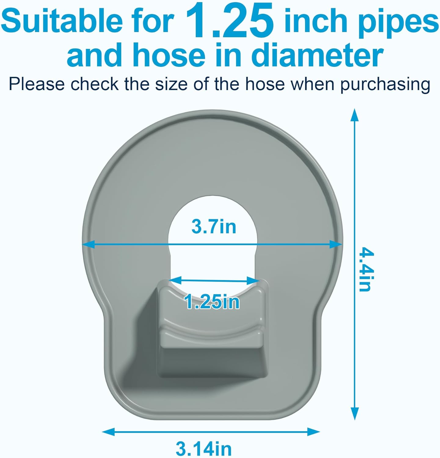 4 Pack Swimming Pool Pipe Holders, Pool Hose Support Holders for Above Ground Pools with Tape, Pool Accessories Compatible with Intex Pools