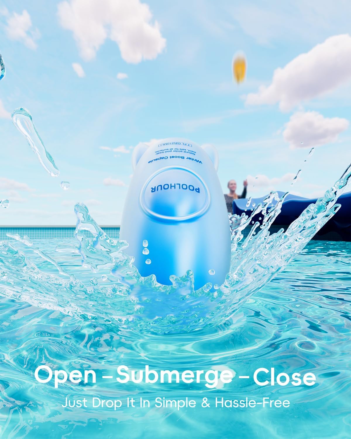 Pool Winter Closing Kit for Above Gound and Inground Pools, 3 in 1 Pool Winterizing Kit, Swimming Pool Winterizer Up to 30,000 Gallon