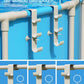 3-Hook Adjustable Heavy-Duty Pool Pole Hanger