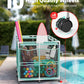 Outdoor Mesh Rolling Pool Float/Toy Storage Bin